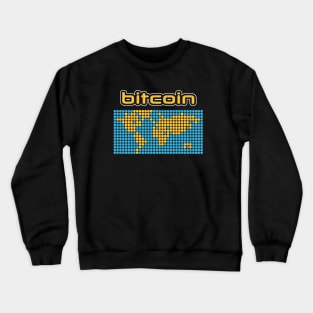 Bitcoin map Crewneck Sweatshirt